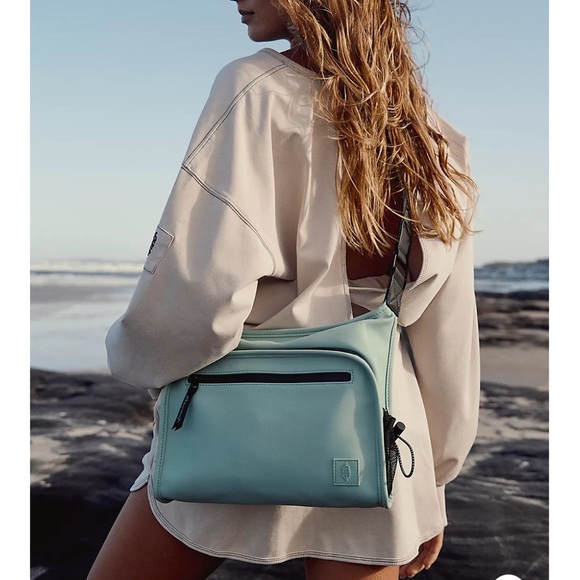 Free People Mini All Seasons Messenger Bag Sea Foam - Picture 1 of 10